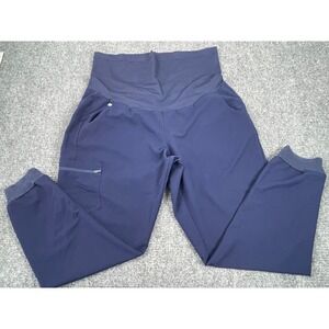 FIGS Navy Blue Maternity Scrub Jogger Pants Technical Collection XXL Tall